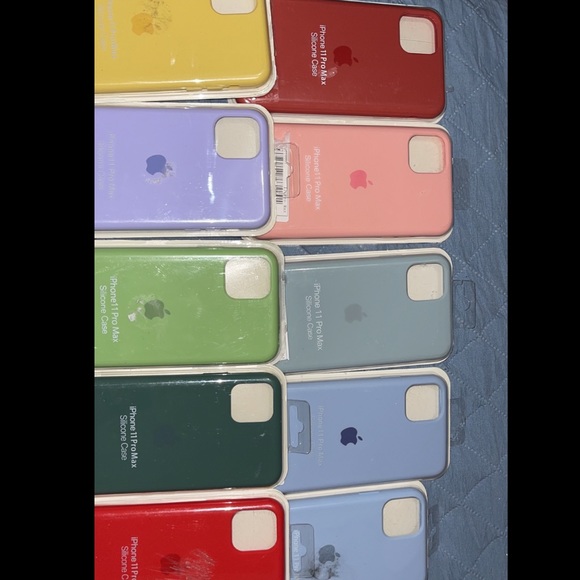 11 pro max apple case ❤️🧡💛💚💙💜🤎🖤 - Picture 2 of 3